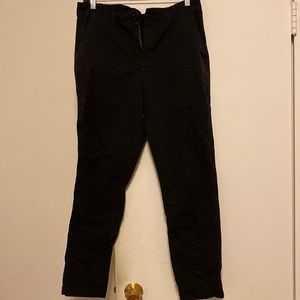 Gap black khaki ankle length pants